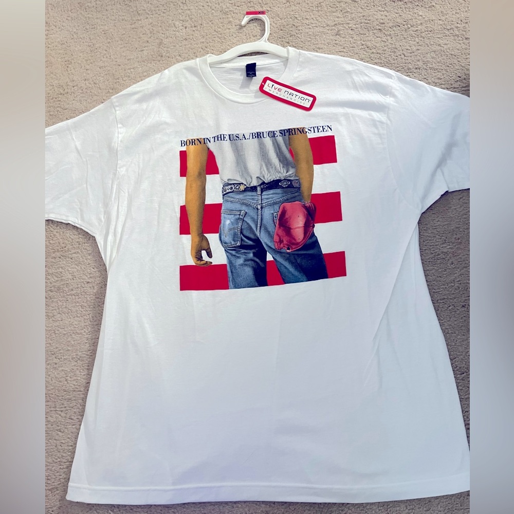 BRAND NEW MENS BRUCE SPRINGSTEEN CLASSIC BORN IN THE USA XXL